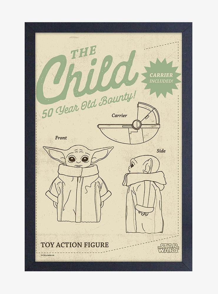 Star Wars The Mandalorian The Child 50 Year Poster