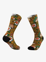 Ramen And Sushi Crew Socks 2 Pair