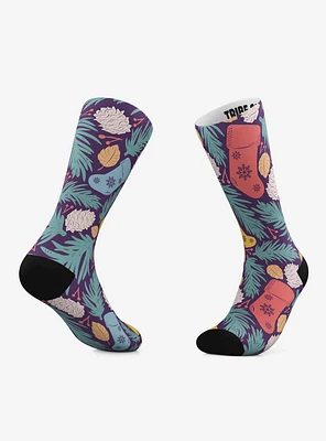 Socks On Socks And Holly Crew Socks 2 Pair