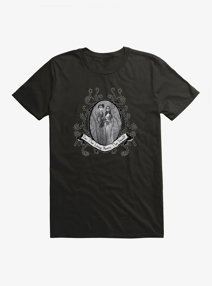 Corpse Bride Emily And Victor Portrait T-Shirt