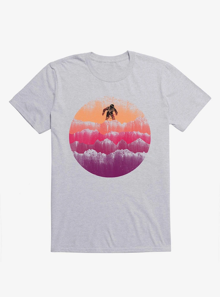 A Scene From Mars Astronaut Sport Grey T-Shirt