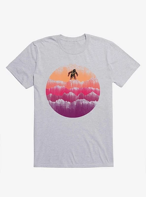 A Scene From Mars Astronaut Sport Grey T-Shirt