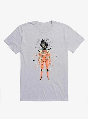 Lets Go To Space Camp Astronaut Sport Grey T-Shirt