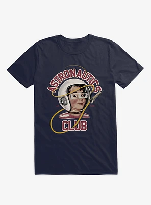 Astro Club Retro Astronaut Navy Blue T-Shirt