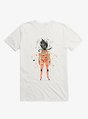 Lets Go To Space Camp Astronaut White T-Shirt