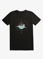 Surface To Air Space Black T-Shirt