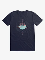 Surface To Air Space Navy Blue T-Shirt