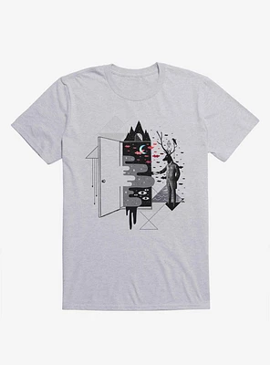 Take It Or Dream Deer Sport Grey T-Shirt