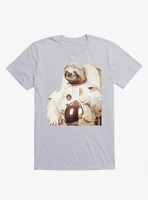 Astronaut Sloth Sport Grey T-Shirt
