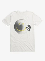Make A Smile Astronaut Moon White T-Shirt