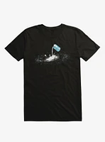 The Milky Way Milk Carton Galaxy Black T-Shirt