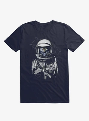 The Program Astronaut And Earth Navy Blue T-Shirt