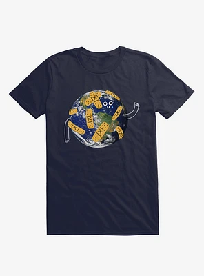 Feel Better Earth Navy Blue T-Shirt