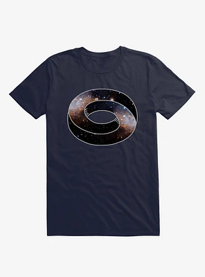 The Universe Cycle Galaxy Navy Blue T-Shirt
