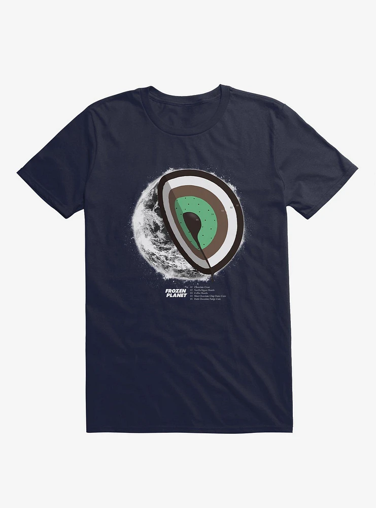 Frozen Planet Navy Blue T-Shirt