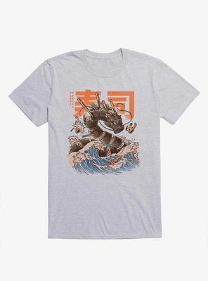 Great Sushi Dragon Sport Grey T-Shirt