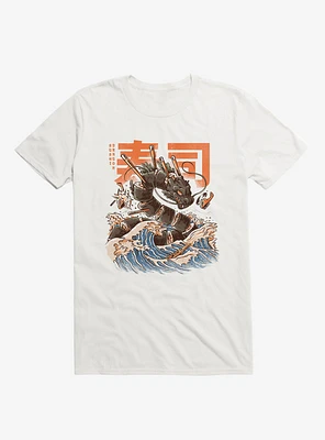 Great Sushi Dragon White T-Shirt