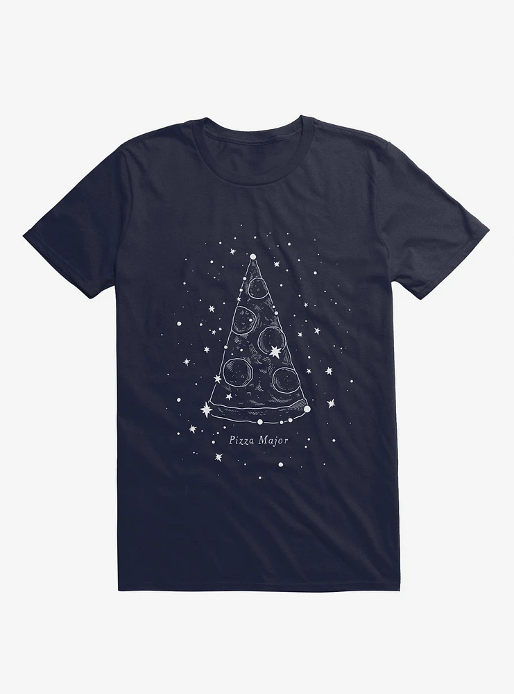 Pizza Major Stars Navy Blue T-Shirt