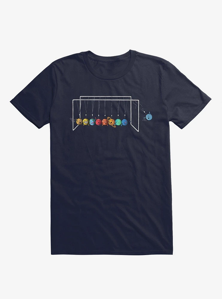 Planet System Navy Blue T-Shirt