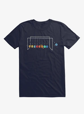 Planet System Navy Blue T-Shirt