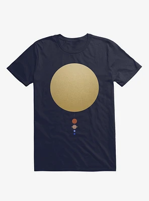 Solar System Aparaat Navy Blue T-Shirt