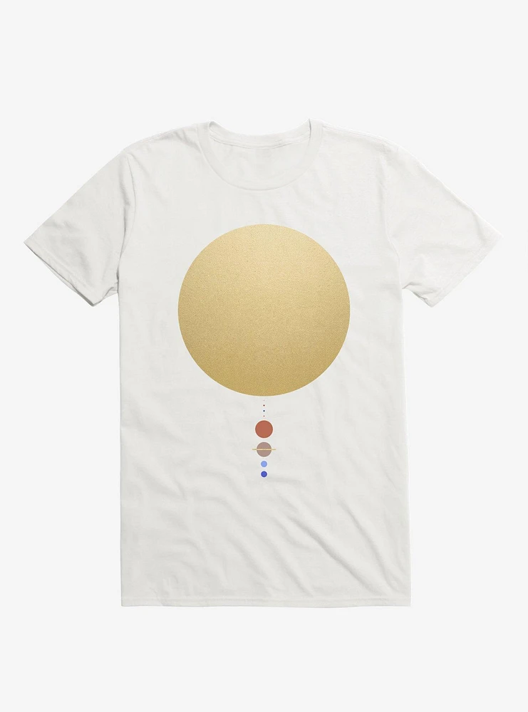 Solar System Aparaat White T-Shirt