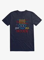 Live Noods Noodle Navy Blue T-Shirt