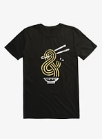 Ramen Ampersand Noodles Black T-Shirt