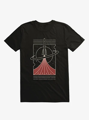 Space Race Aparaat Black T-Shirt