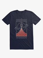 Space Race Aparaat Navy Blue T-Shirt