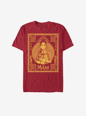 Disney Mulan Live Action Golden Poster T-Shirt