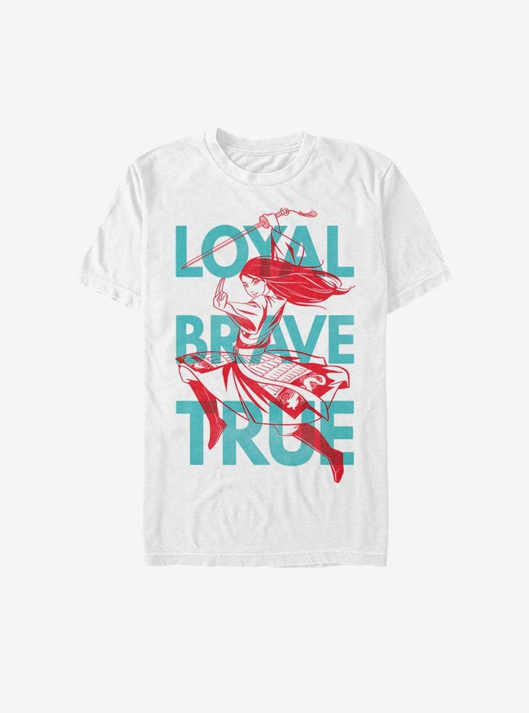 Disney Mulan Live Action Loyal Brave And True T-Shirt