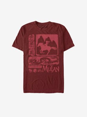 Disney Mulan Live Action Image Blocks T-Shirt