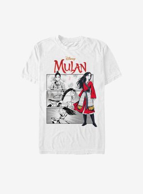 Disney Mulan Live Action Comic Panels T-Shirt