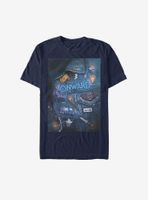 Disney Pixar Onward Denim Poster T-Shirt