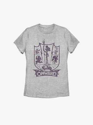 Disney Pixar Onward Adventure Crest Womens T-Shirt