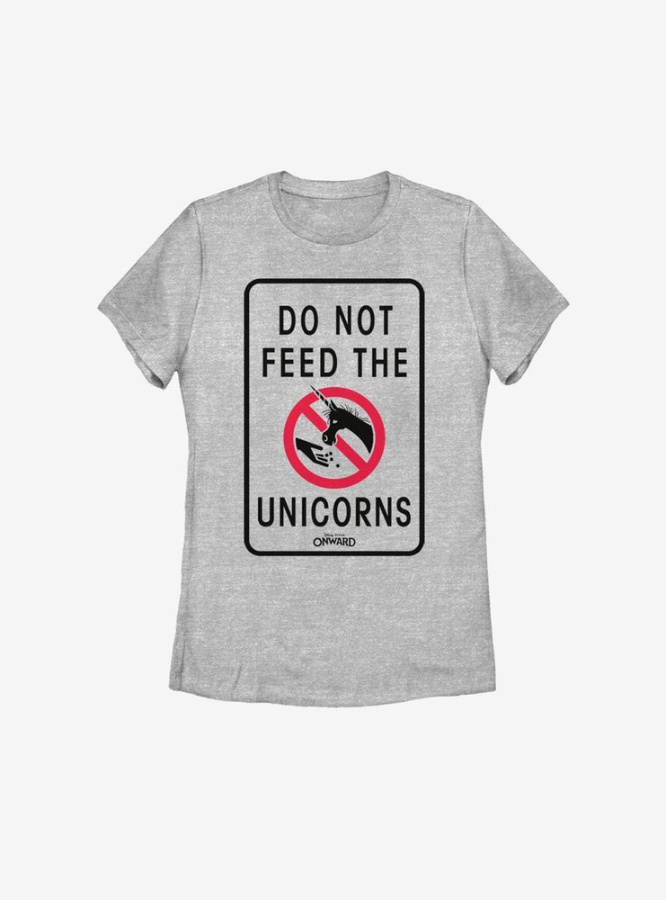 Disney Pixar Onward Do Not Feed The Unicorns Womens T-Shirt