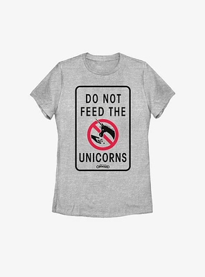 Disney Pixar Onward Do Not Feed The Unicorns Womens T-Shirt