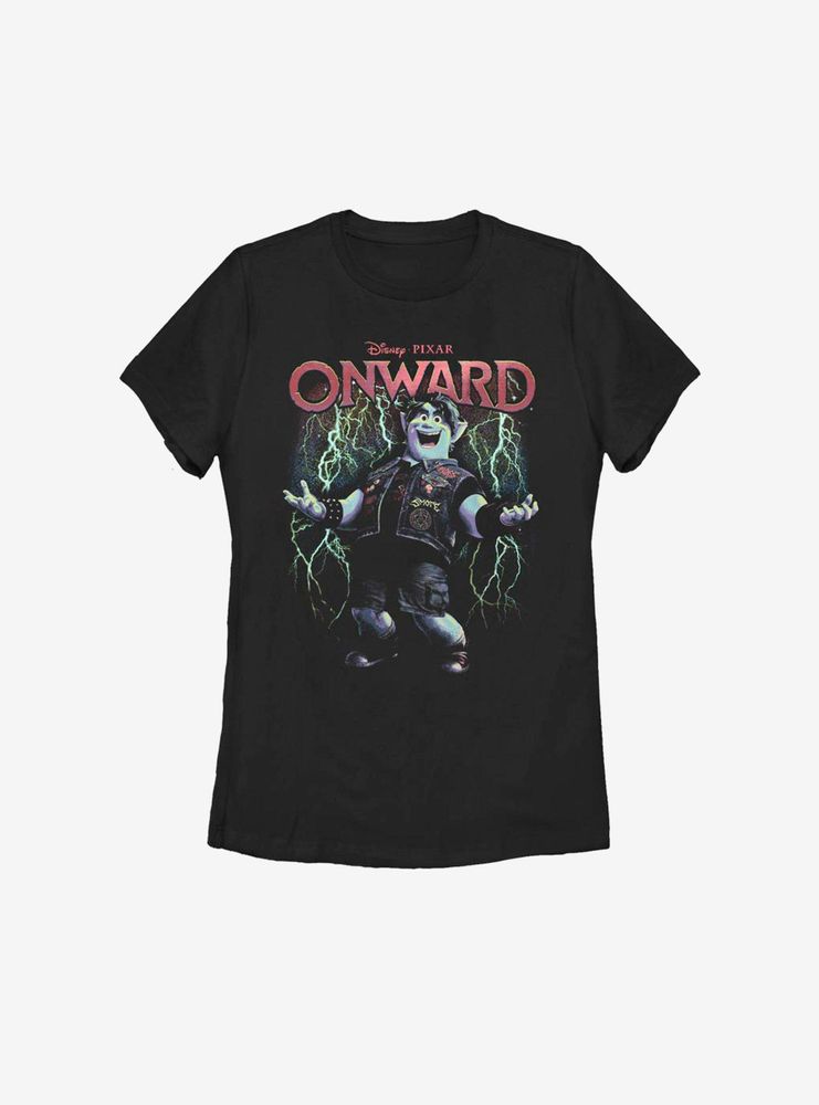 Disney Pixar Onward Barley Light It Up Womens T-Shirt