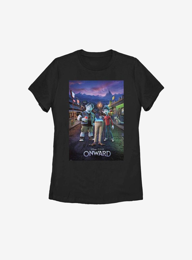 Disney Pixar Onward Dad Poster Womens T-Shirt