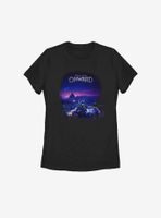 Disney Pixar Onward Poster Knockout Womens T-Shirt