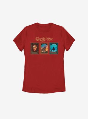 Disney Pixar Onward Quest Cards Womens T-Shirt