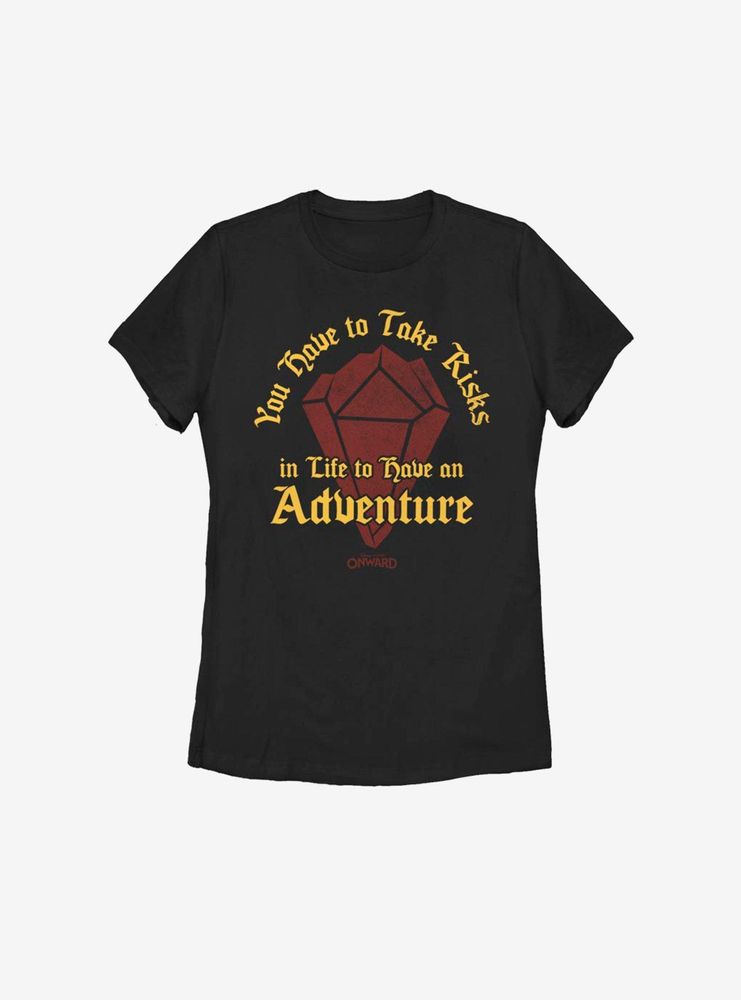 Disney Pixar Onward Risk For Adventure Womens T-Shirt