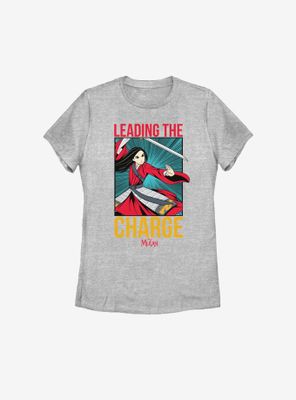 Disney Mulan Live Action Comic Lead The Charge Womens T-Shirt