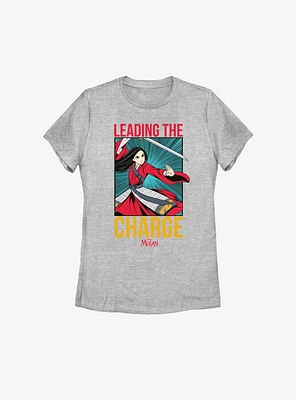 Disney Mulan Live Action Comic Lead The Charge Womens T-Shirt