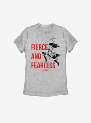 Disney Mulan Live Action Fierce And Fearless Womens T-Shirt