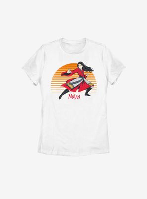 Disney Mulan Live Action Sunset Ride Womens T-Shirt