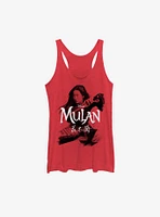 Disney Mulan Live Action Warrior Stance Womens Tank Top