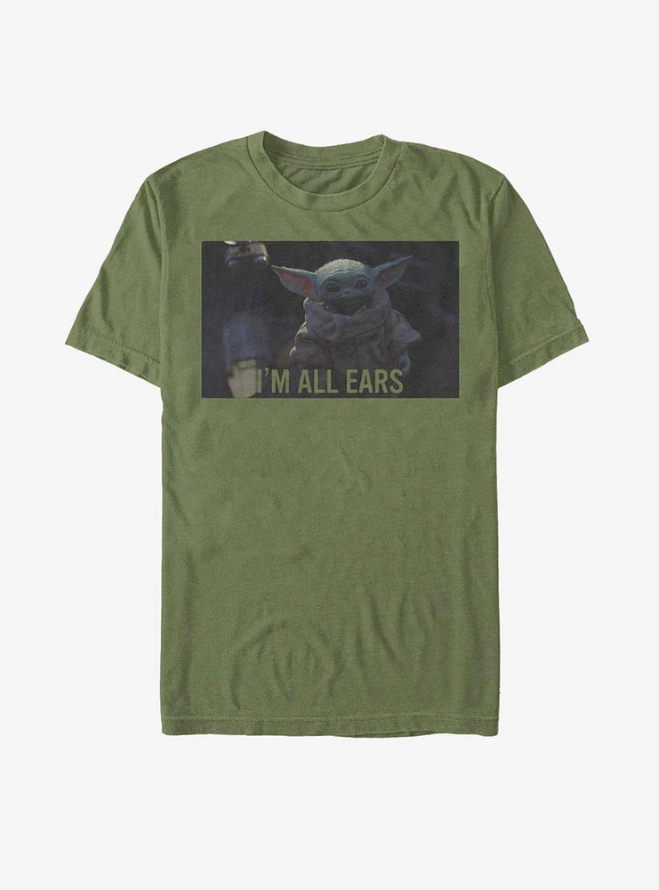 Star Wars The Mandalorian Child All Ears Knock Out T-Shirt