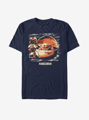 Star Wars The Mandalorian Child Group T-Shirt